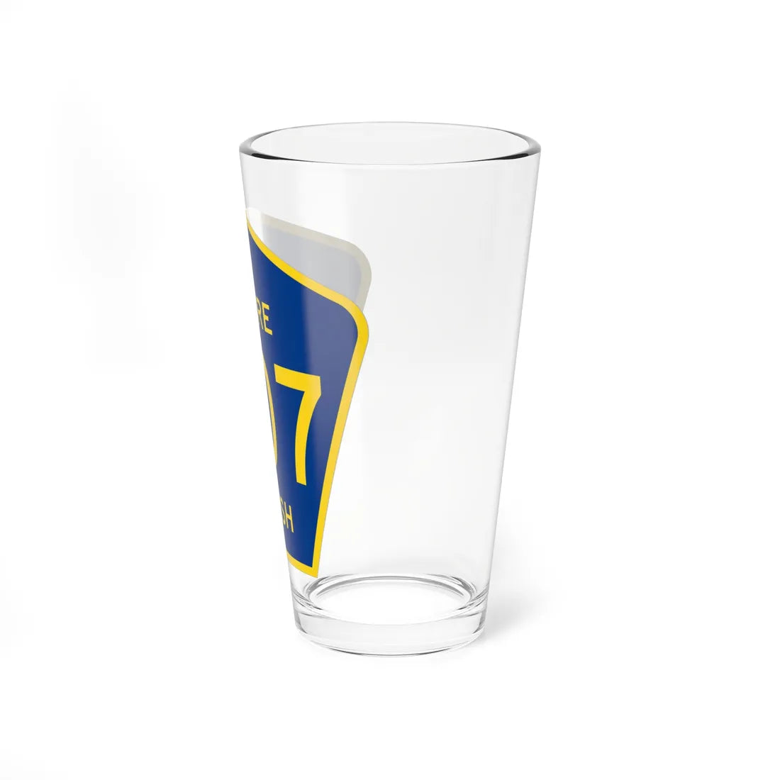 Moore Parish Route 407 LA (Louisiana) (Road Sign) Pint Glass 16oz - Go Mug Yourself