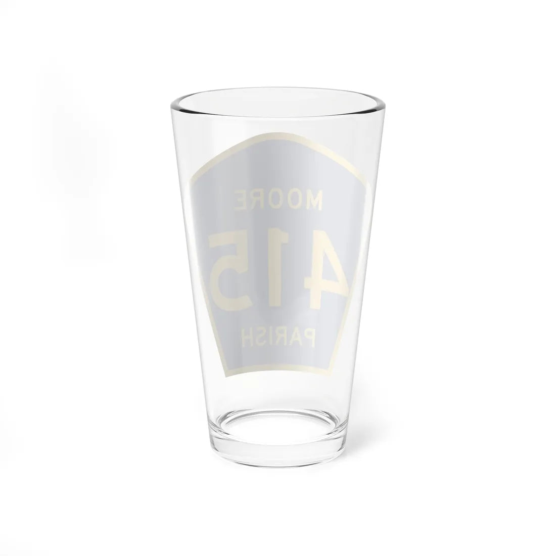 Moore Parish Route 415 LA (Louisiana) (Road Sign) Pint Glass 16oz - Go Mug Yourself