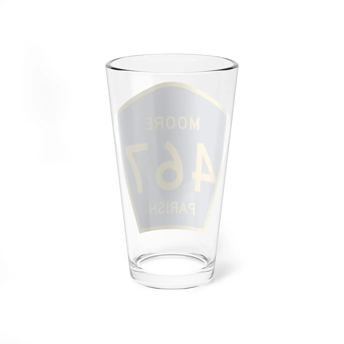Moore Parish Route 467 LA (Louisiana) (Road Sign) Pint Glass 16oz - Go Mug Yourself