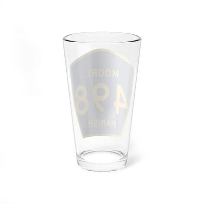 Moore Parish Route 498 LA (Louisiana) (Road Sign) Pint Glass 16oz - Go Mug Yourself
