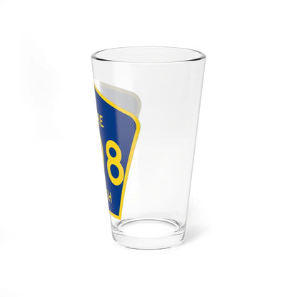 Moore Parish Route 498 LA (Louisiana) (Road Sign) Pint Glass 16oz - Go Mug Yourself