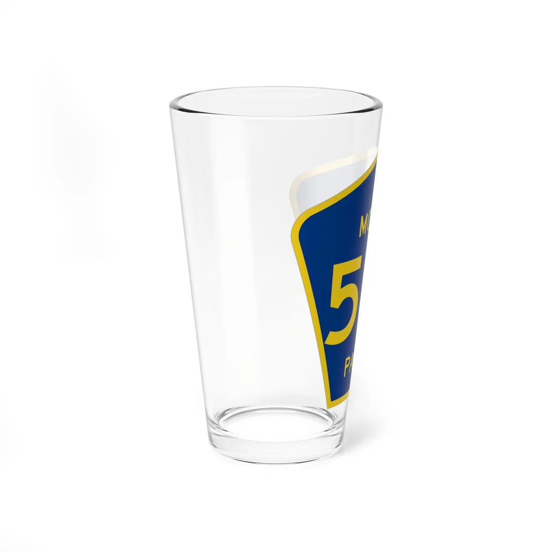 Moore Parish Route 551 LA (Louisiana) (Road Sign) Pint Glass 16oz - Go Mug Yourself