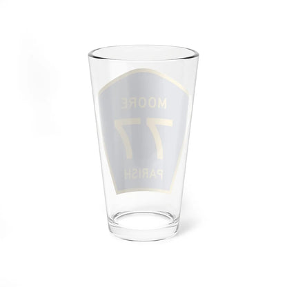 Moore Parish Route 77 LA (Louisiana) (Road Sign) Pint Glass 16oz - Go Mug Yourself