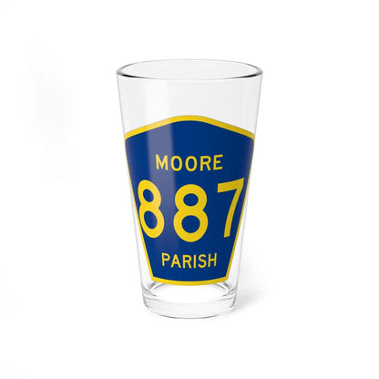Moore Parish Route 887 LA (Louisiana) (Road Sign) Pint Glass 16oz 16oz - Go Mug Yourself