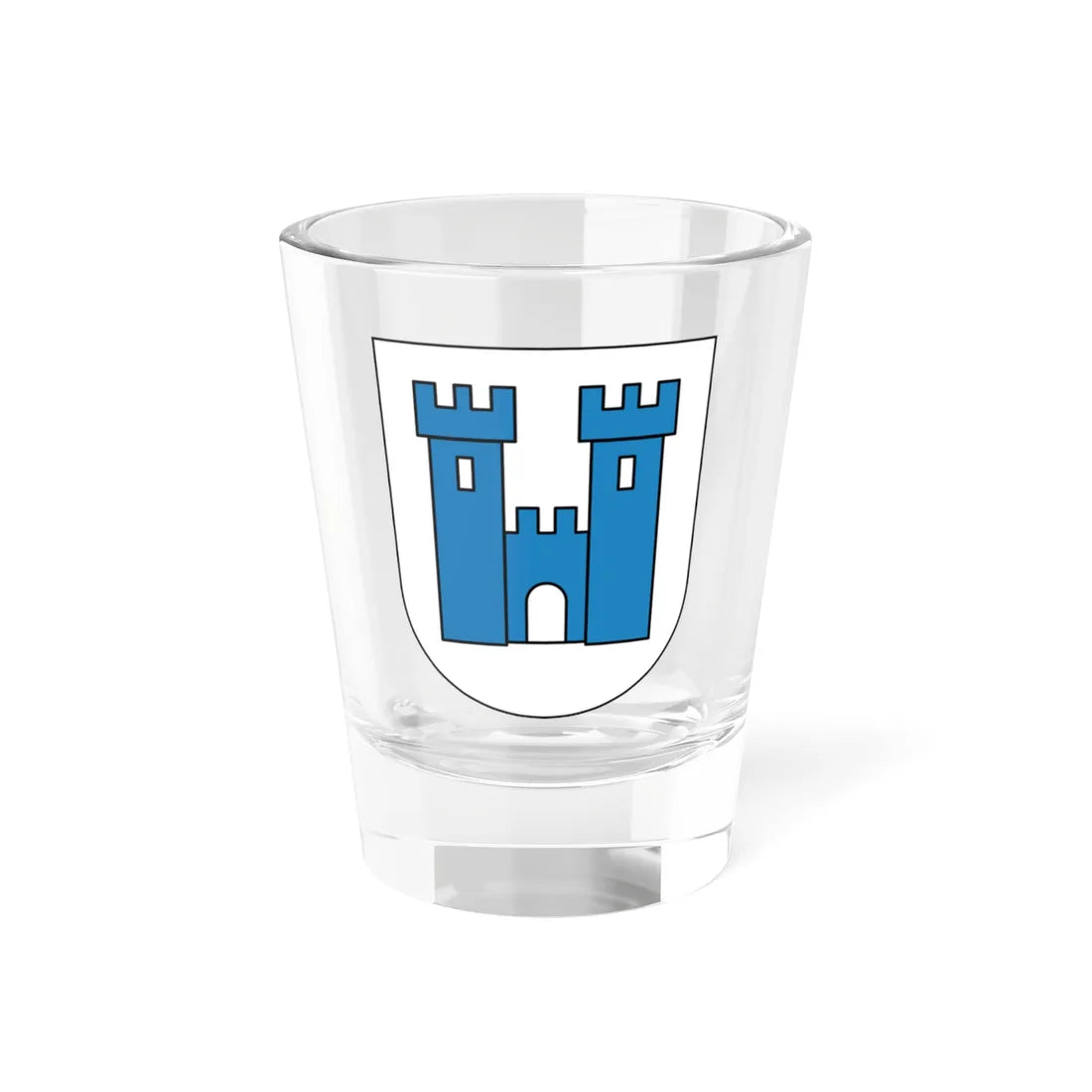 Moosburg coat of arms (Switzerland) (Coat of Arms) Shot Glass 1.5oz 1.5oz - Go Mug Yourself