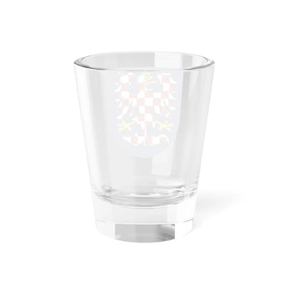 Moravia red-silver (Czech Republic) (Coat of Arms) Shot Glass 1.5oz - Go Mug Yourself