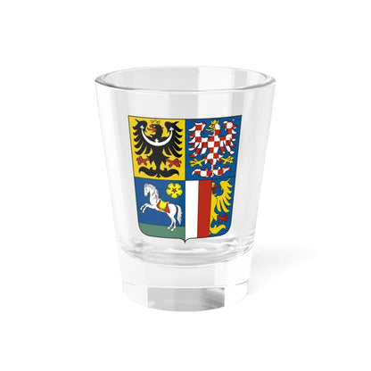 Moravian-Silesian Region CoA CZ (Czech Republic) (Coat of Arms) Shot Glass 1.5oz 1.5oz - Go Mug Yourself
