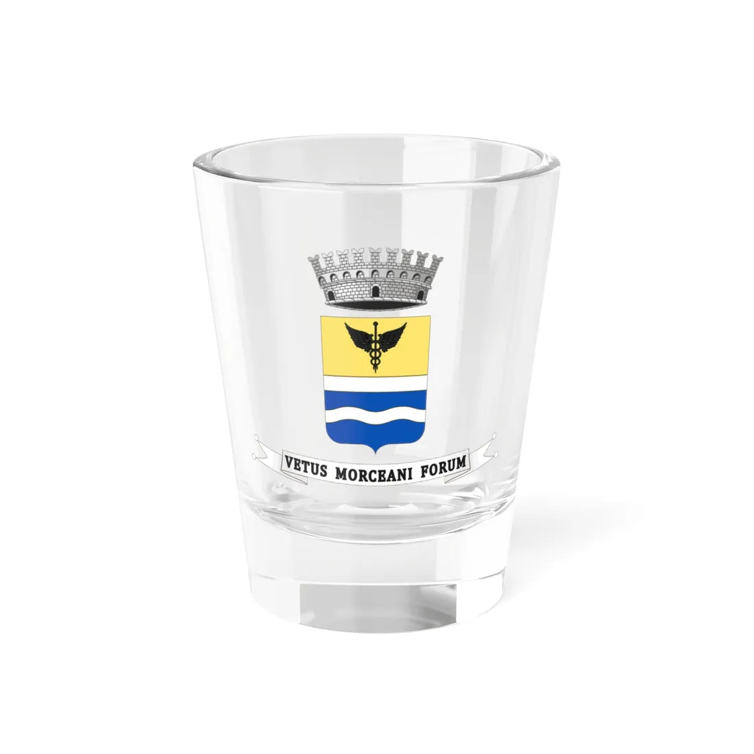 Morciano di Romagna-Stemma (Italy) (Coat of Arms) Shot Glass 1.5oz 1.5oz - Go Mug Yourself