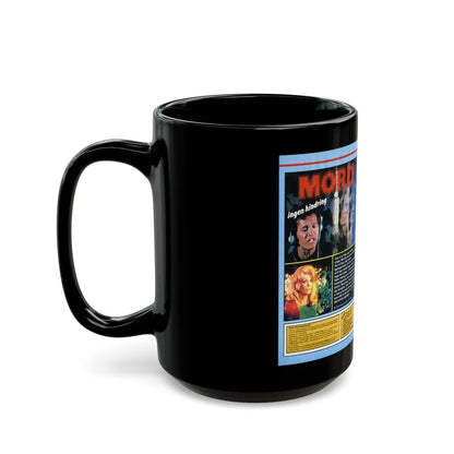 MORD INGEN HINDRING (VHS COVER) - Black Coffee Mug-Go Mug Yourself