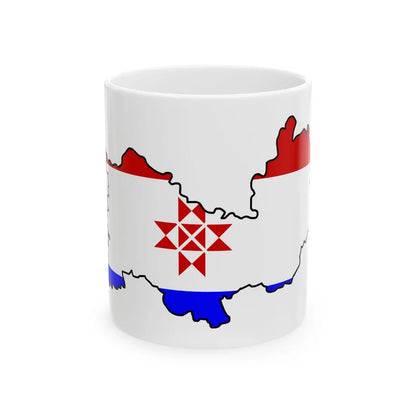 Mordov-geo-stub (Russia) White Coffee Mug 11oz - Go Mug Yourself