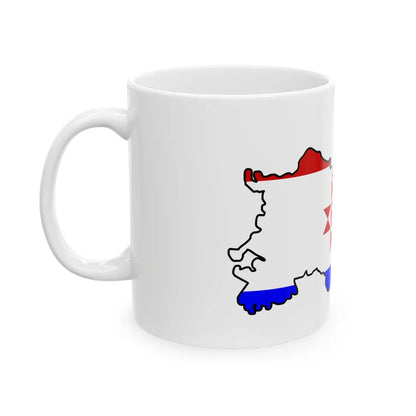 Mordov-geo-stub (Russia) White Coffee Mug - Go Mug Yourself