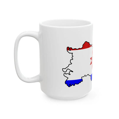 Mordov-geo-stub (Russia) White Coffee Mug - Go Mug Yourself