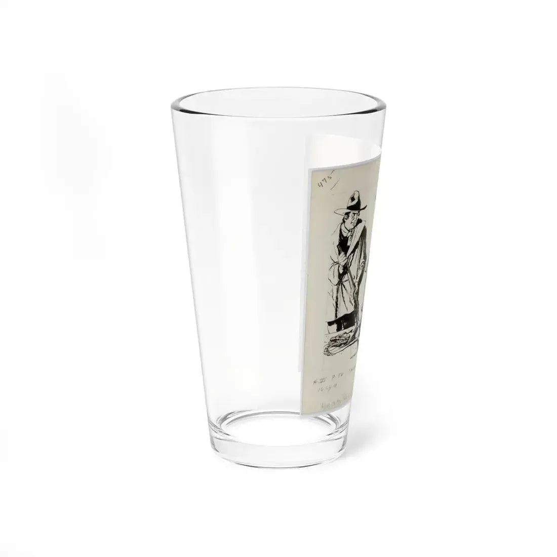 More Dust, Rider on Buckskin (Collins Wild West Club, 1957) (Magazine Illustration) Pint Glass 16oz - Go Mug Yourself