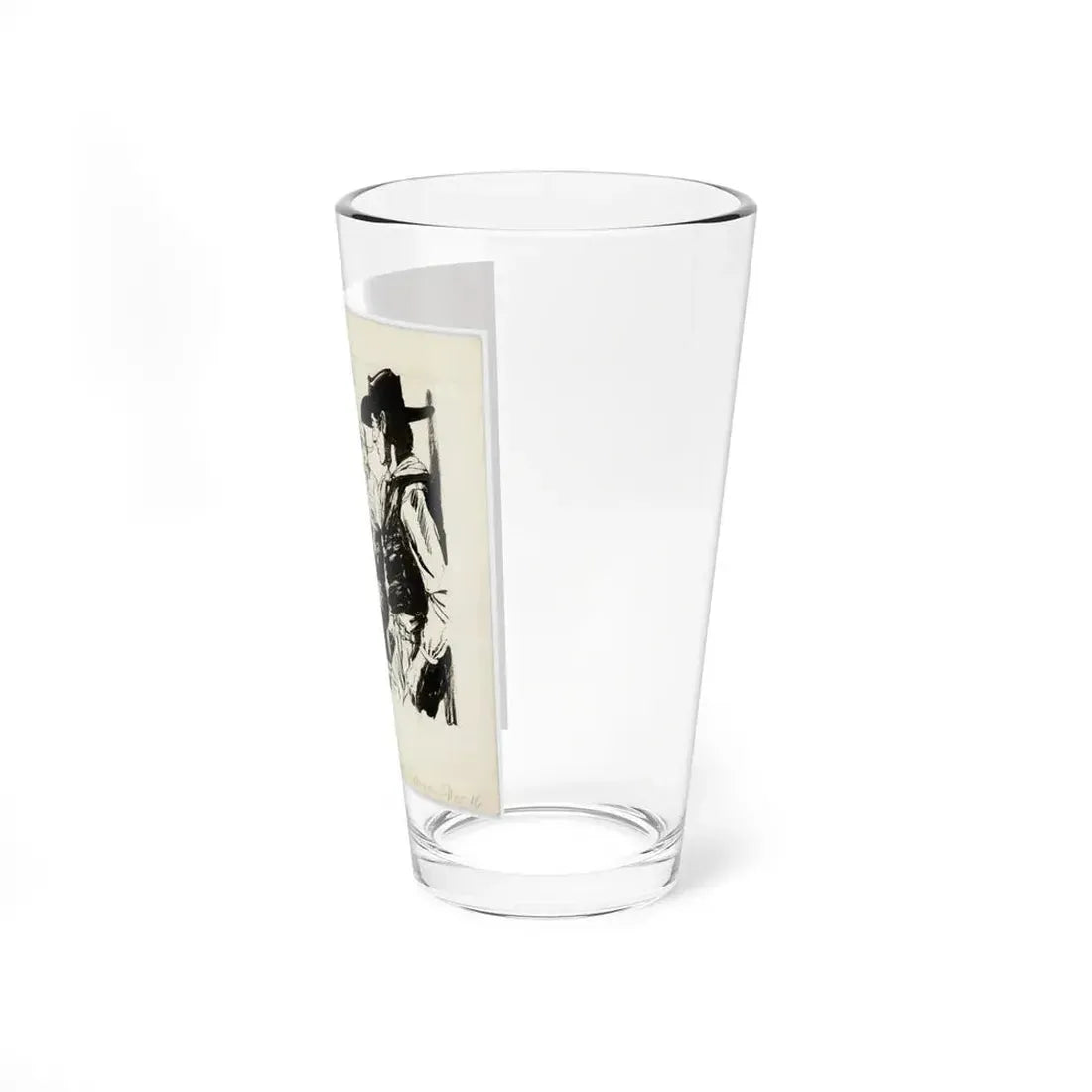More Dust, Rider on Buckskin (Collins Wild West Club, 1957) (Magazine Illustration) Pint Glass 16oz - Go Mug Yourself