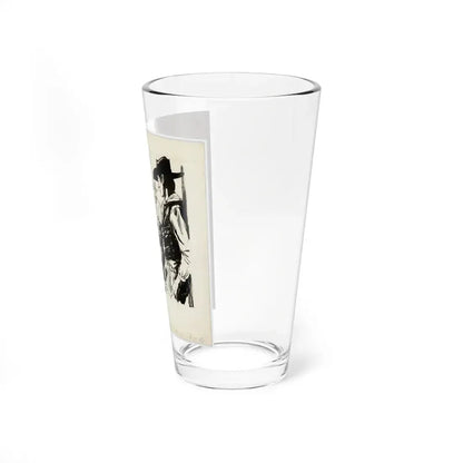 More Dust, Rider on Buckskin (Collins Wild West Club, 1957) (Magazine Illustration) Pint Glass 16oz - Go Mug Yourself