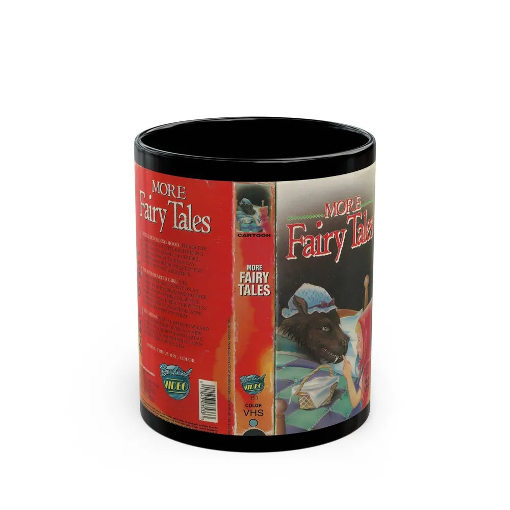 MORE FAIRY TALES (VHS COVER) - Black Coffee Mug-11oz-Go Mug Yourself