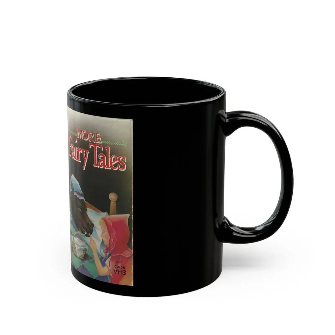 MORE FAIRY TALES (VHS COVER) - Black Coffee Mug - Go Mug Yourself