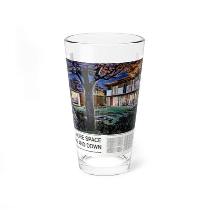 More Space Upstairs And Down, 1958 (Magazine Illustration) Pint Glass 16oz-16oz-Go Mug Yourself