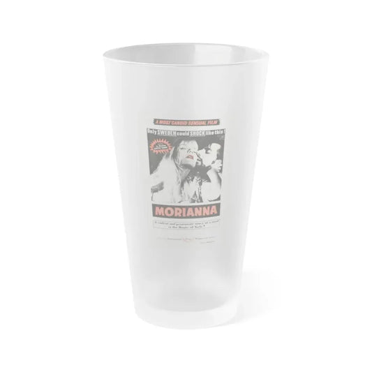 MORIANNA 1965 Movie Poster - Frosted Pint Glass 16oz 16oz Frosted - Go Mug Yourself