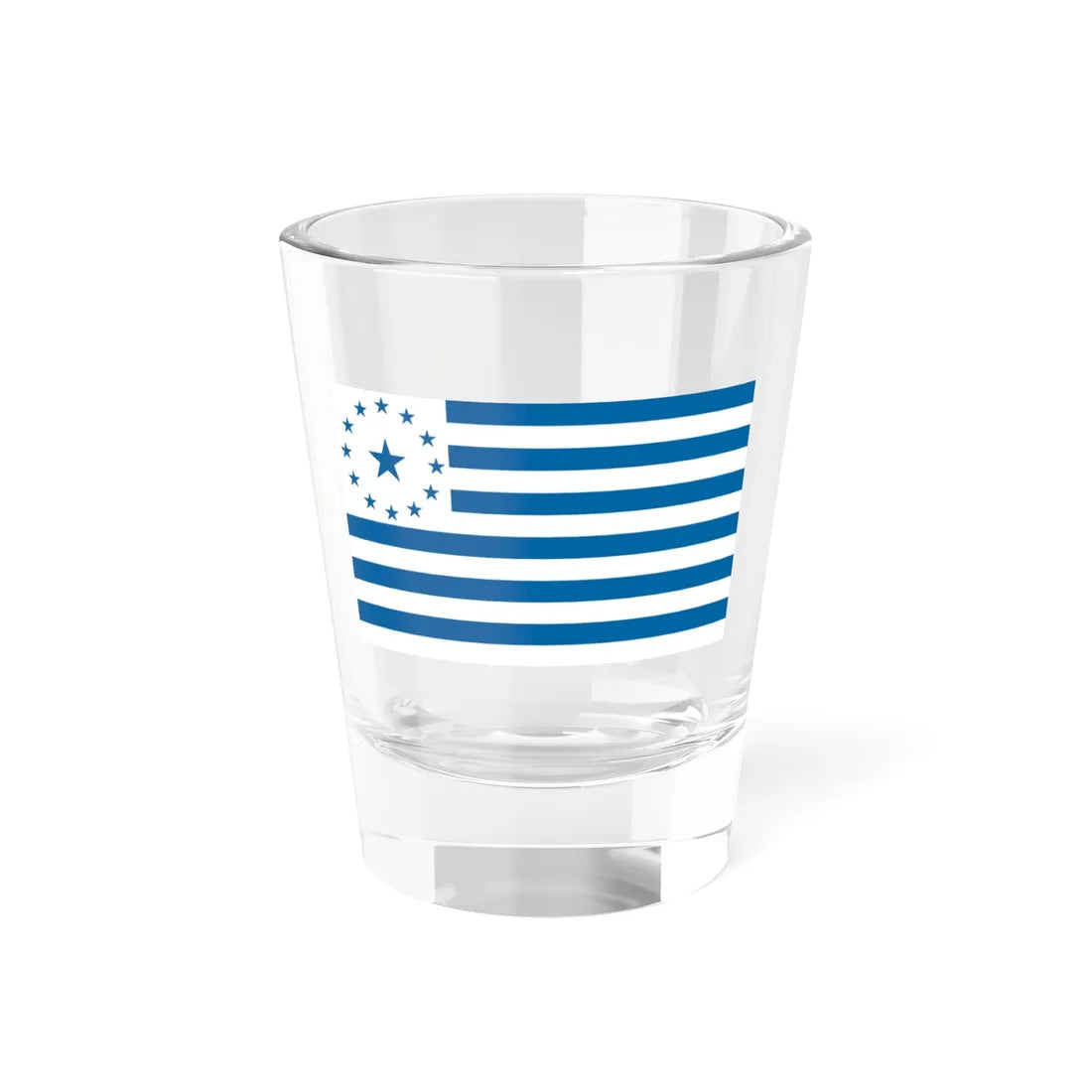 Mormon Flag of Gods Kingdom 2002 (United States) Shot Glass 1.5oz 1.5oz - Go Mug Yourself