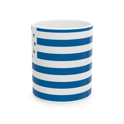 Mormon Flag of Gods Kingdom 2002 (United States) White Coffee Mug 11oz - Go Mug Yourself