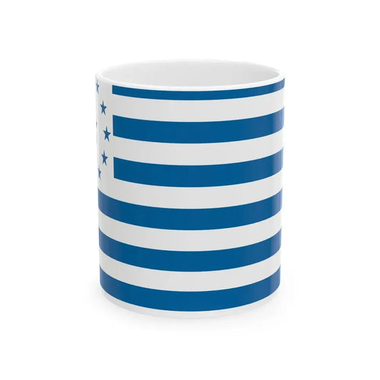 Mormon Flag of Gods Kingdom 2002 (United States) White Coffee Mug 11oz - Go Mug Yourself