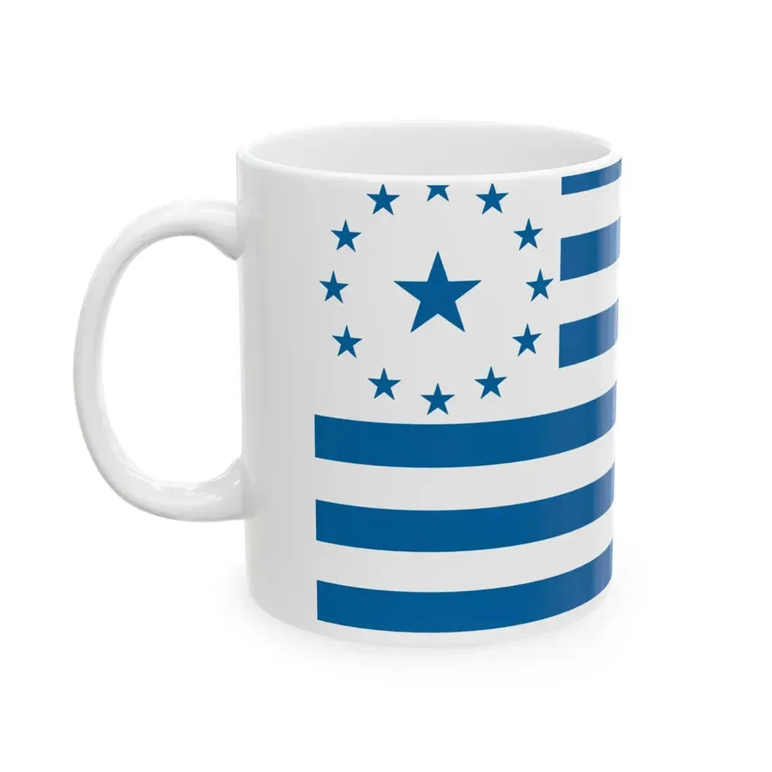 Mormon Flag of Gods Kingdom 2002 (United States) White Coffee Mug - Go Mug Yourself