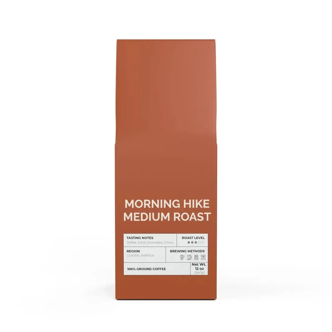 Morning Hike Medium Roast Ground 12oz - Go Mug Yourself