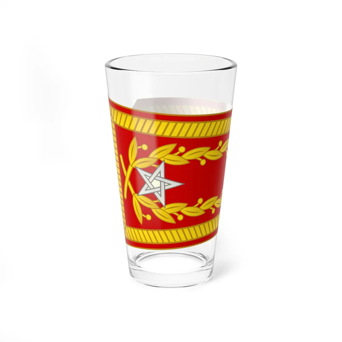 Moroccan Army Maréchal Rotated (Morocco) (Military Rank) Pint Glass 16oz - Go Mug Yourself