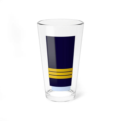 Morocco AirForce OF 2 Sleeve (Morocco) (Military Rank) Pint Glass 16oz 16oz - Go Mug Yourself