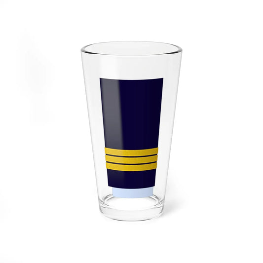 Morocco AirForce OF 2 Sleeve (Morocco) (Military Rank) Pint Glass 16oz 16oz - Go Mug Yourself