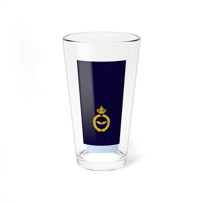 Morocco AirForce OF 6 Sleeve (Morocco) (Military Rank) Pint Glass 16oz 16oz - Go Mug Yourself