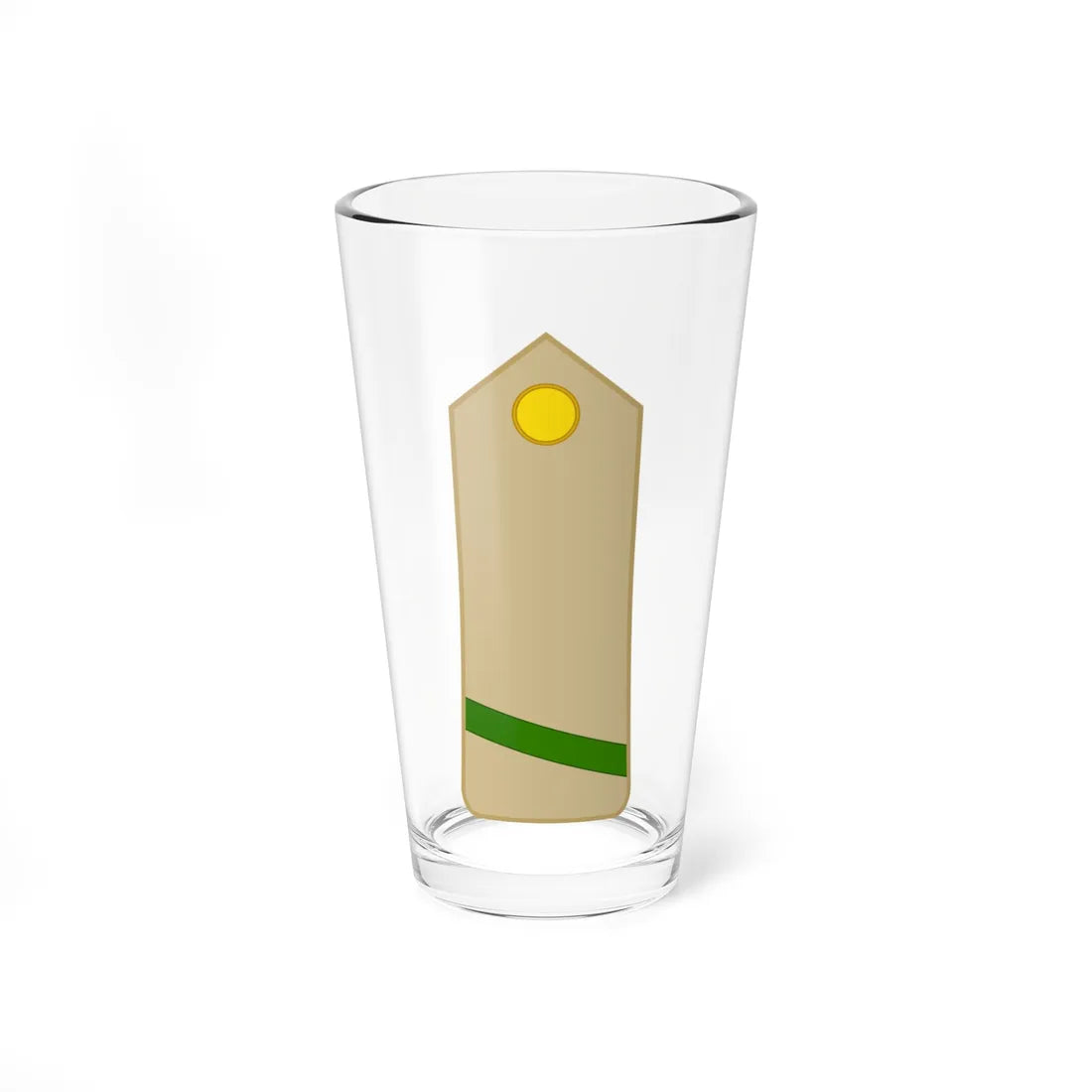 Morocco Army OR 2 (Morocco) (Military Rank) Pint Glass 16oz 16oz - Go Mug Yourself