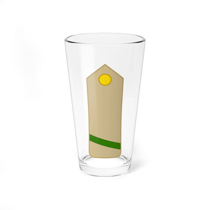 Morocco Army OR 2 (Morocco) (Military Rank) Pint Glass 16oz 16oz - Go Mug Yourself