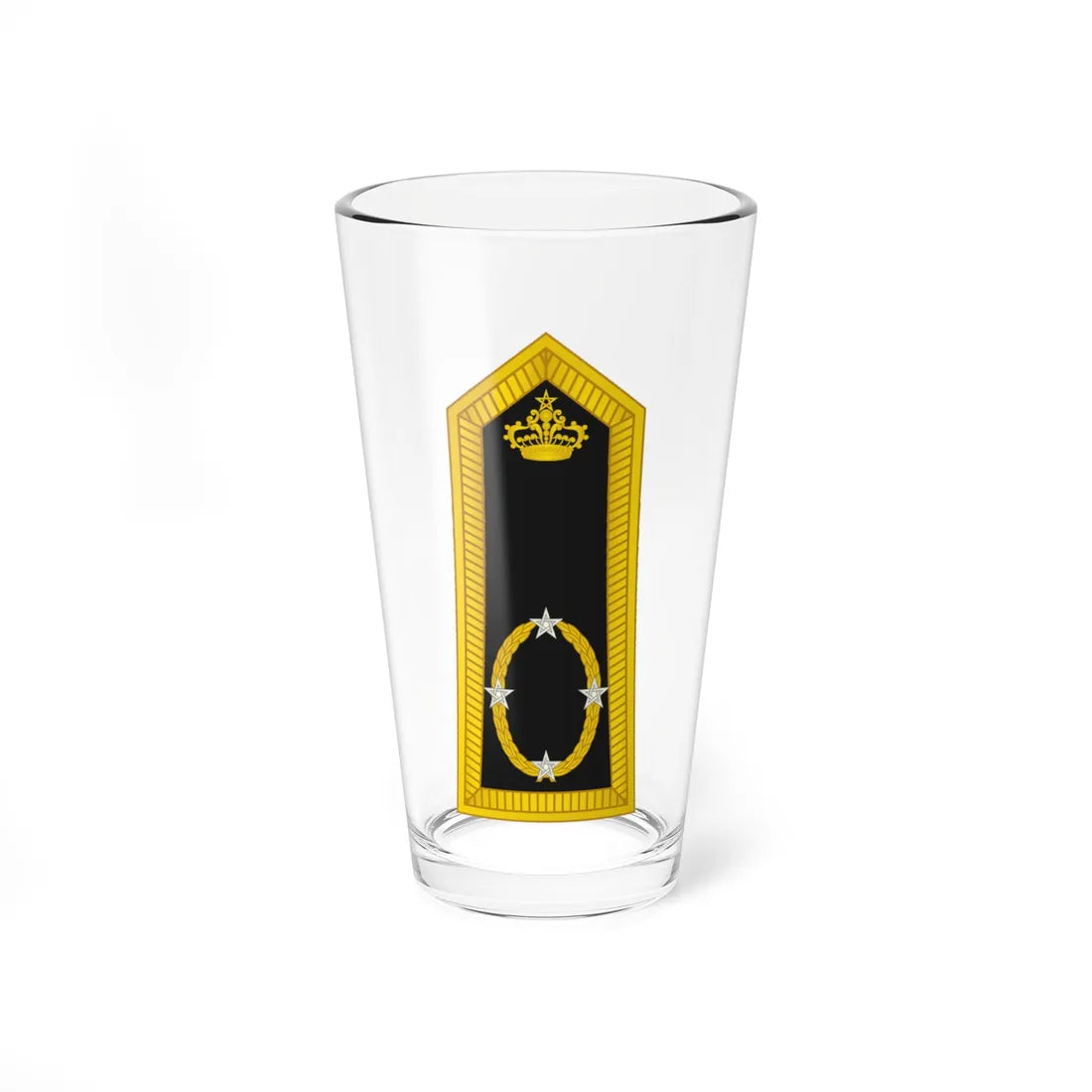 Morocco Gendarmerie OF 8 (Morocco) (Military Rank) Pint Glass 16oz 16oz - Go Mug Yourself
