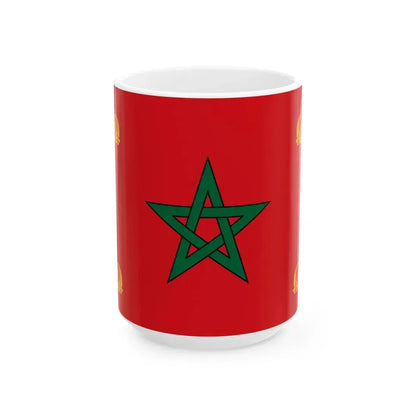 Morocco gov index naval warfare (Morocco) White Coffee Mug 15oz - Go Mug Yourself