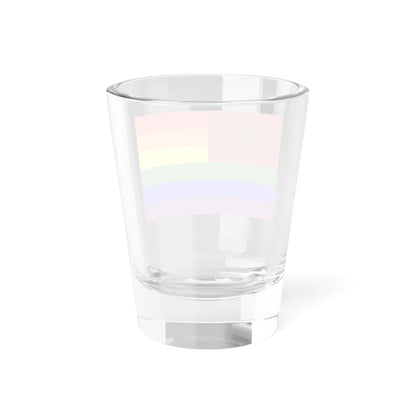 Morocco Rainbow Flag hexagram (Morocco) Shot Glass 1.5oz - Go Mug Yourself
