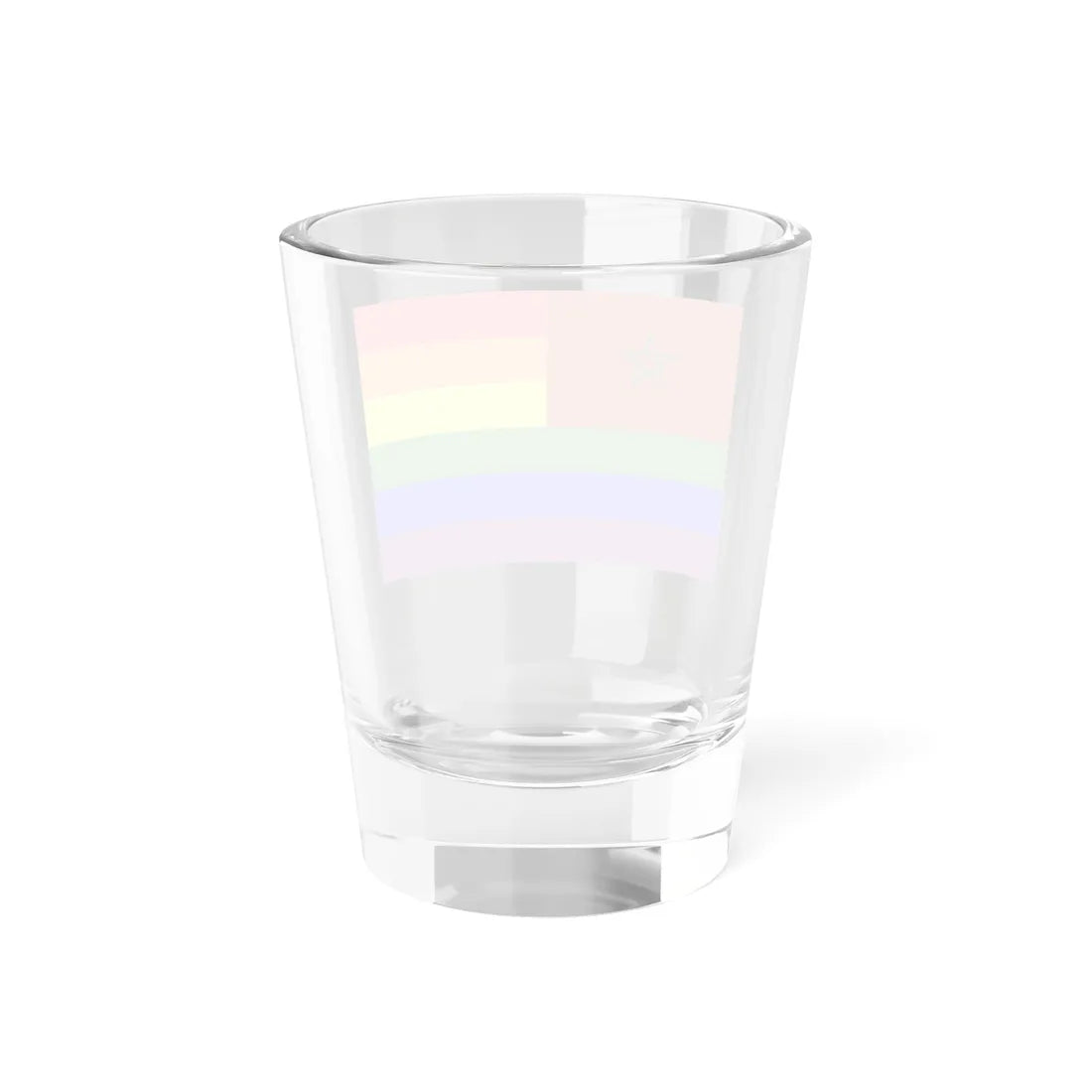 Morocco Rainbow Flag (Morocco) Shot Glass 1.5oz - Go Mug Yourself