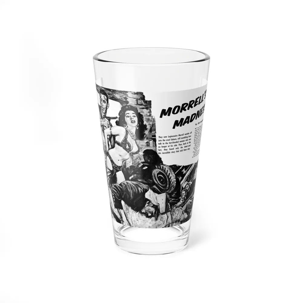 Morrell's Madness, Man's Conquest, October 1959 (Magazine Illustration) Pint Glass 16oz-16oz-Go Mug Yourself