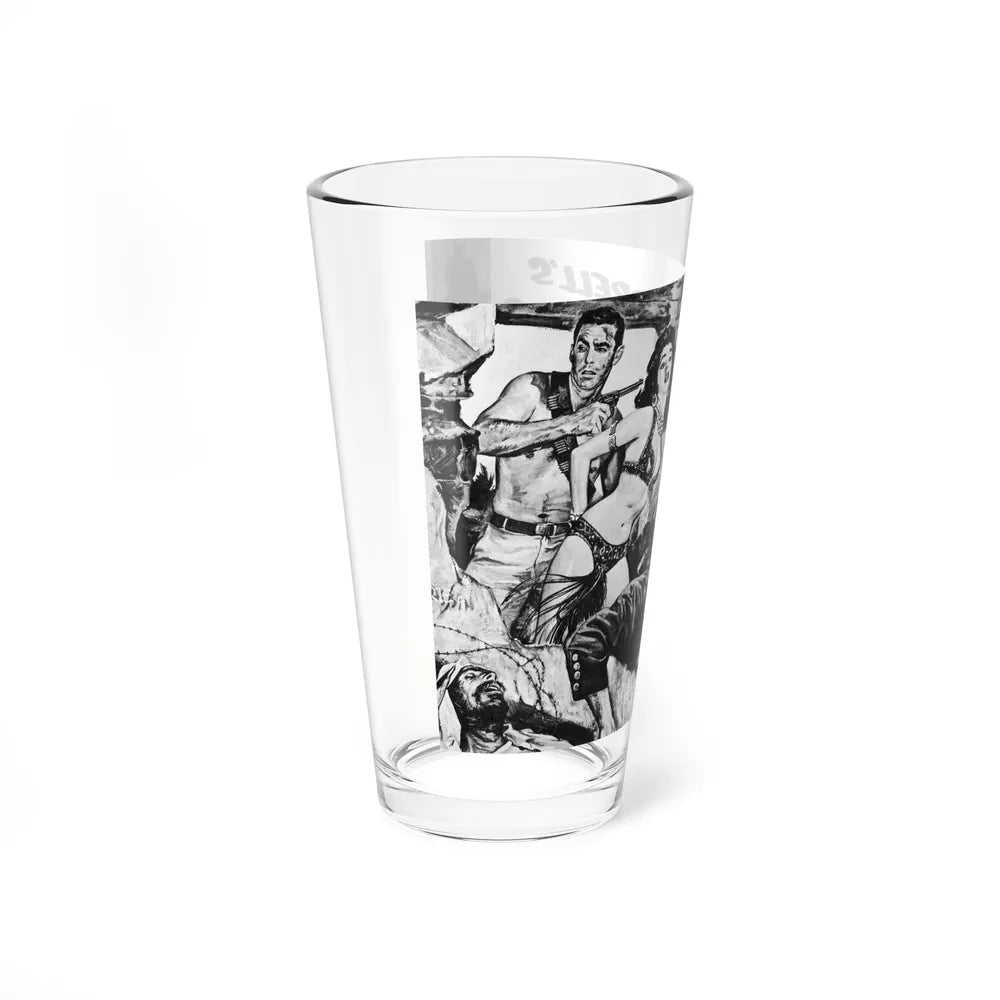 Morrell's Madness, Man's Conquest, October 1959 (Magazine Illustration) Pint Glass 16oz-Go Mug Yourself