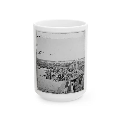 Morris Island, S.C. Ordnance Depot (U.S. Civil War) White Coffee Mug-15oz-Go Mug Yourself