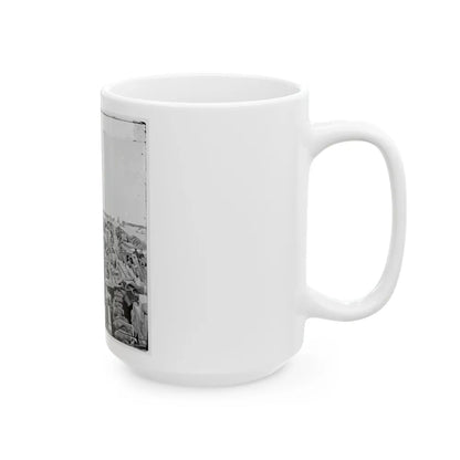 Morris Island, S.C. Ordnance Depot (U.S. Civil War) White Coffee Mug-Go Mug Yourself