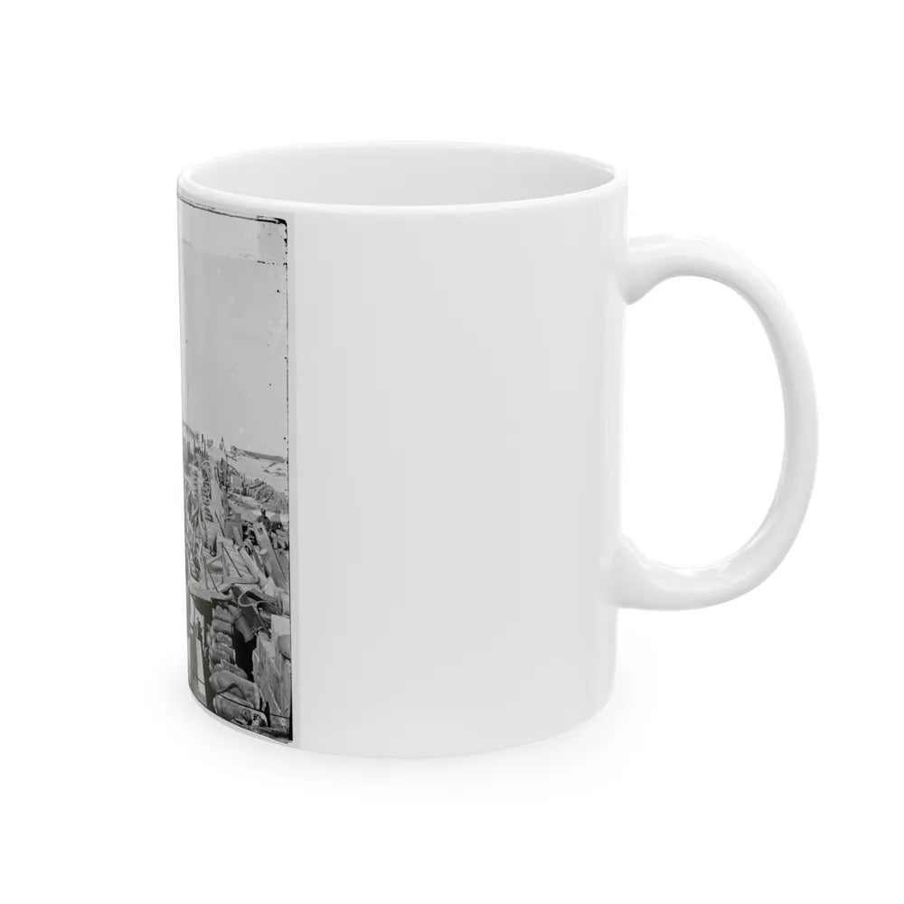 Morris Island, S.C. Ordnance Depot (U.S. Civil War) White Coffee Mug-Go Mug Yourself