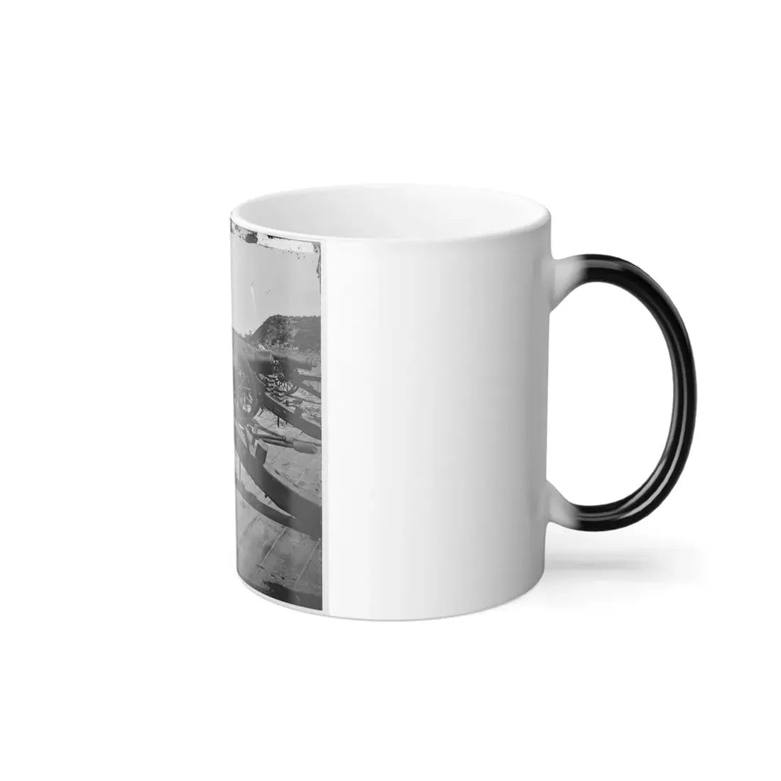 Morris Island, S.C. Battery of 100-Pdr. Parrott Guns Inside Fort Putnam (U.S. Civil War) Color Changing Coffee Mug 11oz - Go Mug Yourself