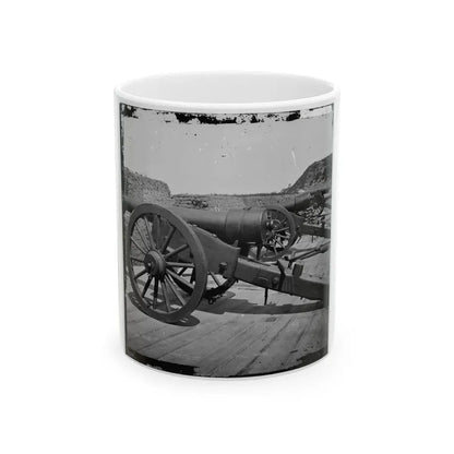 Morris Island, S.C. Battery Of 100-Pdr. Parrott Guns Inside Fort Putnam (U.S. Civil War) White Coffee Mug 11oz - Go Mug Yourself