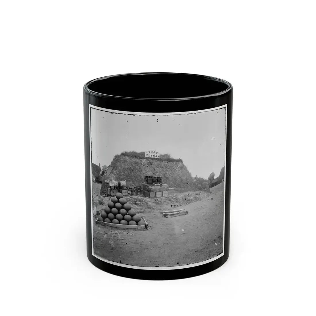 Morris Island, S.C. Closer View Of Same (U.S. Civil War) Black Coffee Mug 11oz - Go Mug Yourself