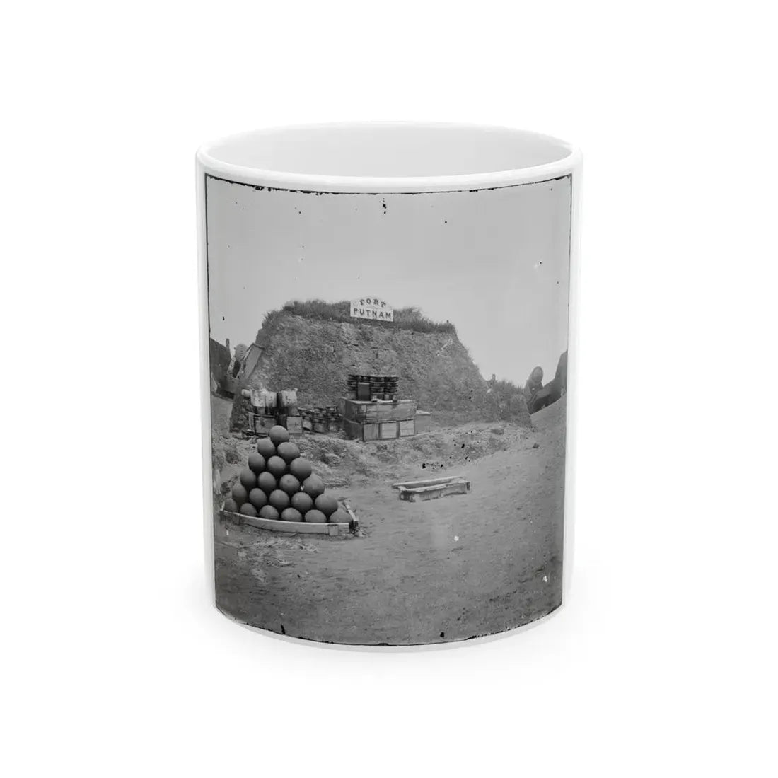Morris Island, S.C. Closer View Of Same (U.S. Civil War) White Coffee Mug 11oz - Go Mug Yourself