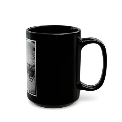 Morris Island, S.C. Federal Mortars Aimed At Fort Sumter, With Crews (U.S. Civil War) Black Coffee Mug - Go Mug Yourself
