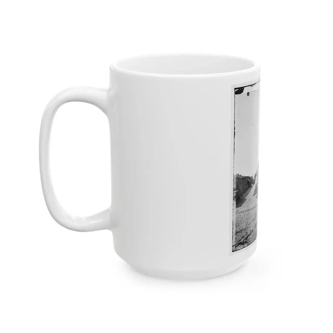 Morris Island, S.C. Interior View Of Fort Putnam (U.S. Civil War) White Coffee Mug - Go Mug Yourself