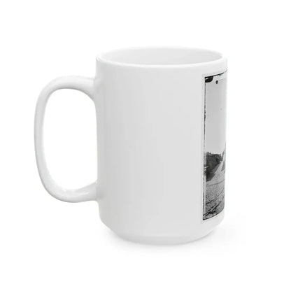 Morris Island, S.C. Interior View Of Fort Putnam (U.S. Civil War) White Coffee Mug - Go Mug Yourself